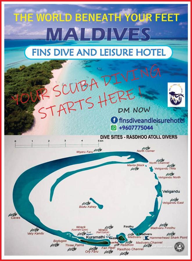 Fins Dive And Leisure Hotel Rasdhoo 外观 照片
